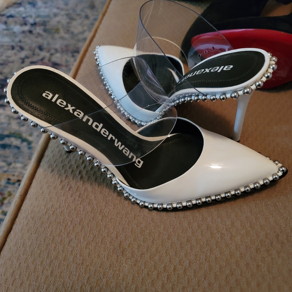 Alexander wang white heels 🚨SOLD🚨